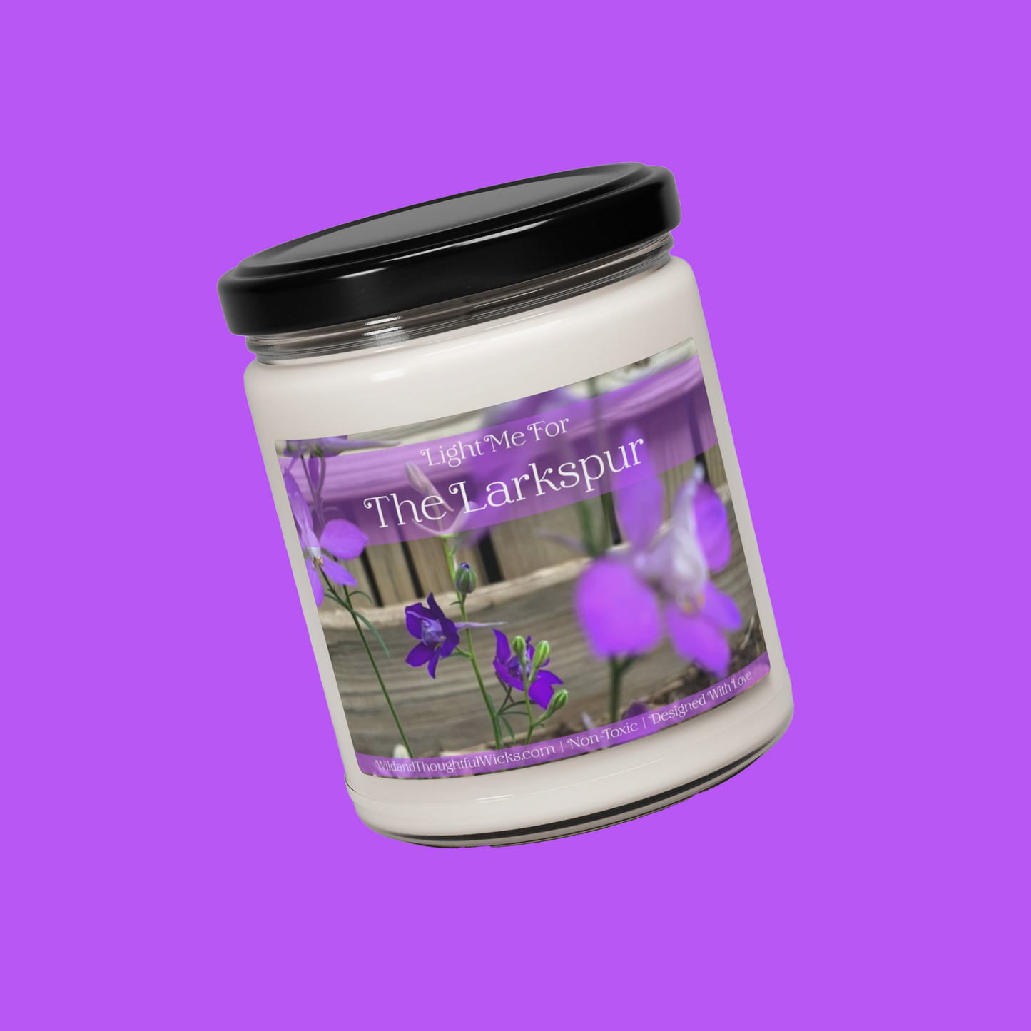 Garden: The Larkspur Candle