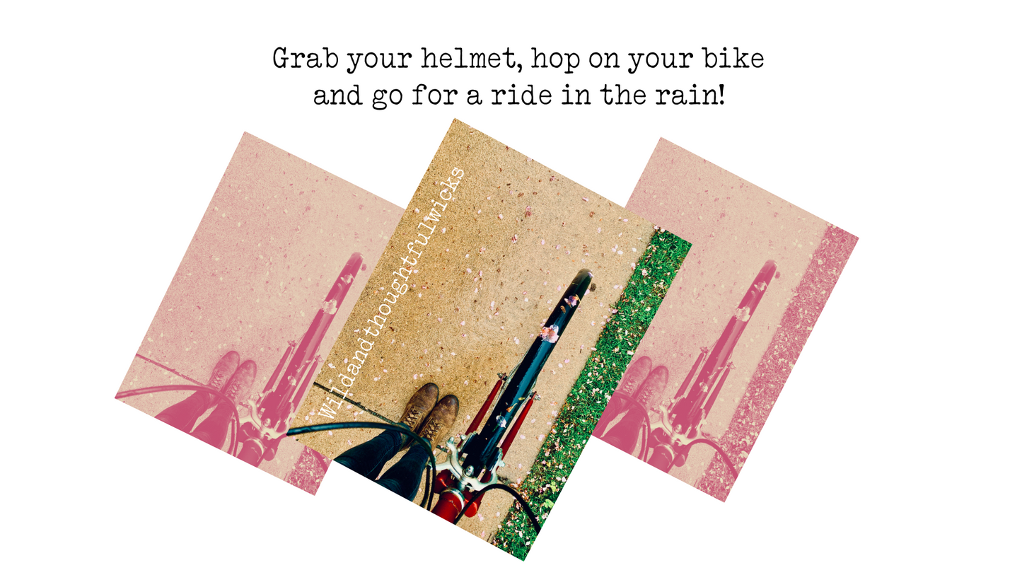 Adventures: 'Ride The Rain' candle