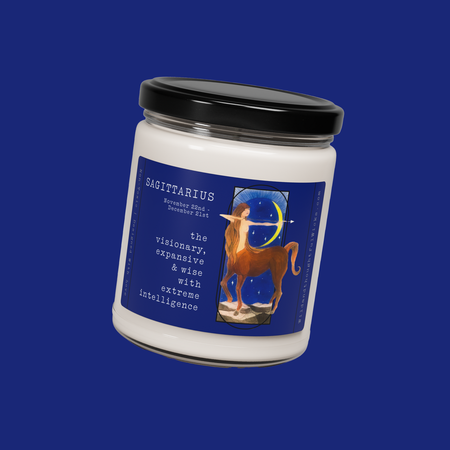 Astrology Candle: Sagittarius In Color