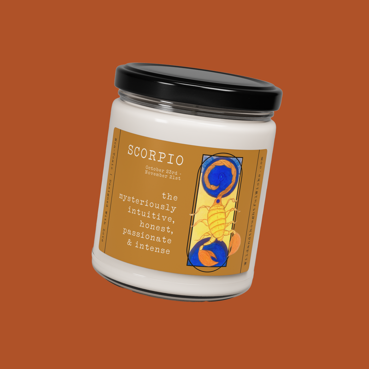 Astrology Candle: Scorpio In Color
