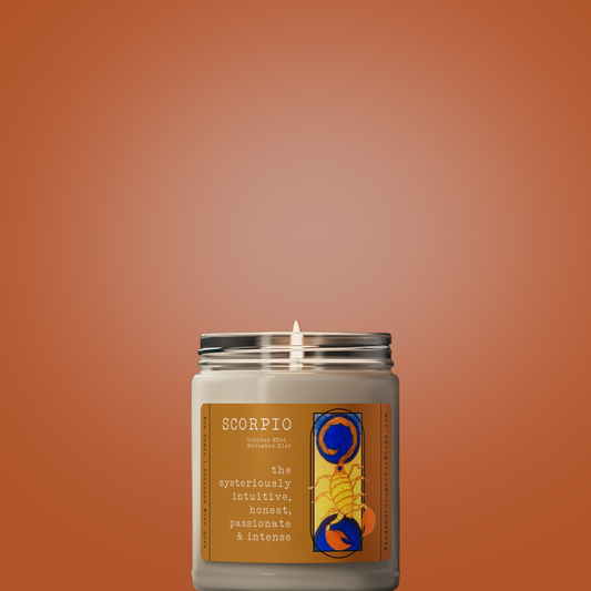 Astrology Candle: Scorpio In Color