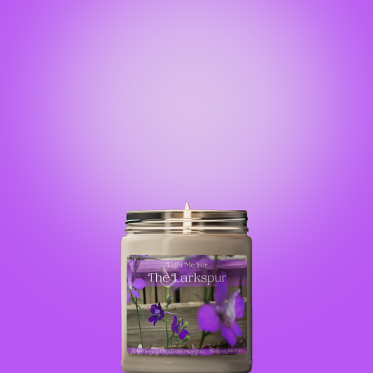 Garden: The Larkspur Candle
